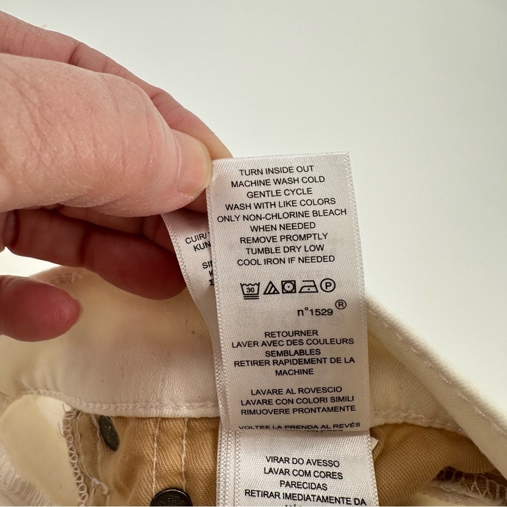 Ralph Lauren NWT The Tompkins Skinny Crop White Jeans Size 26 - Picture 13 of 16